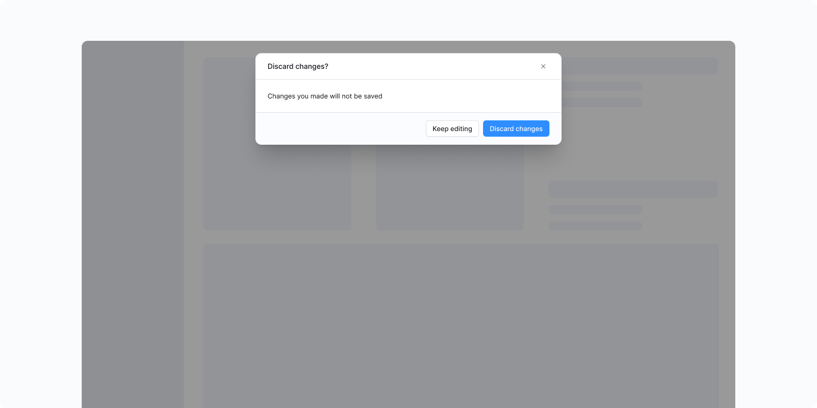 Modal example